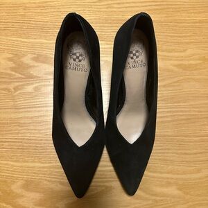 Vince Camuto Black Suede Heels